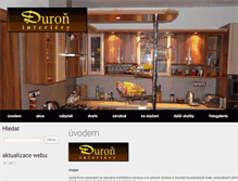 Tablet Screenshot of duron-interiery.cz